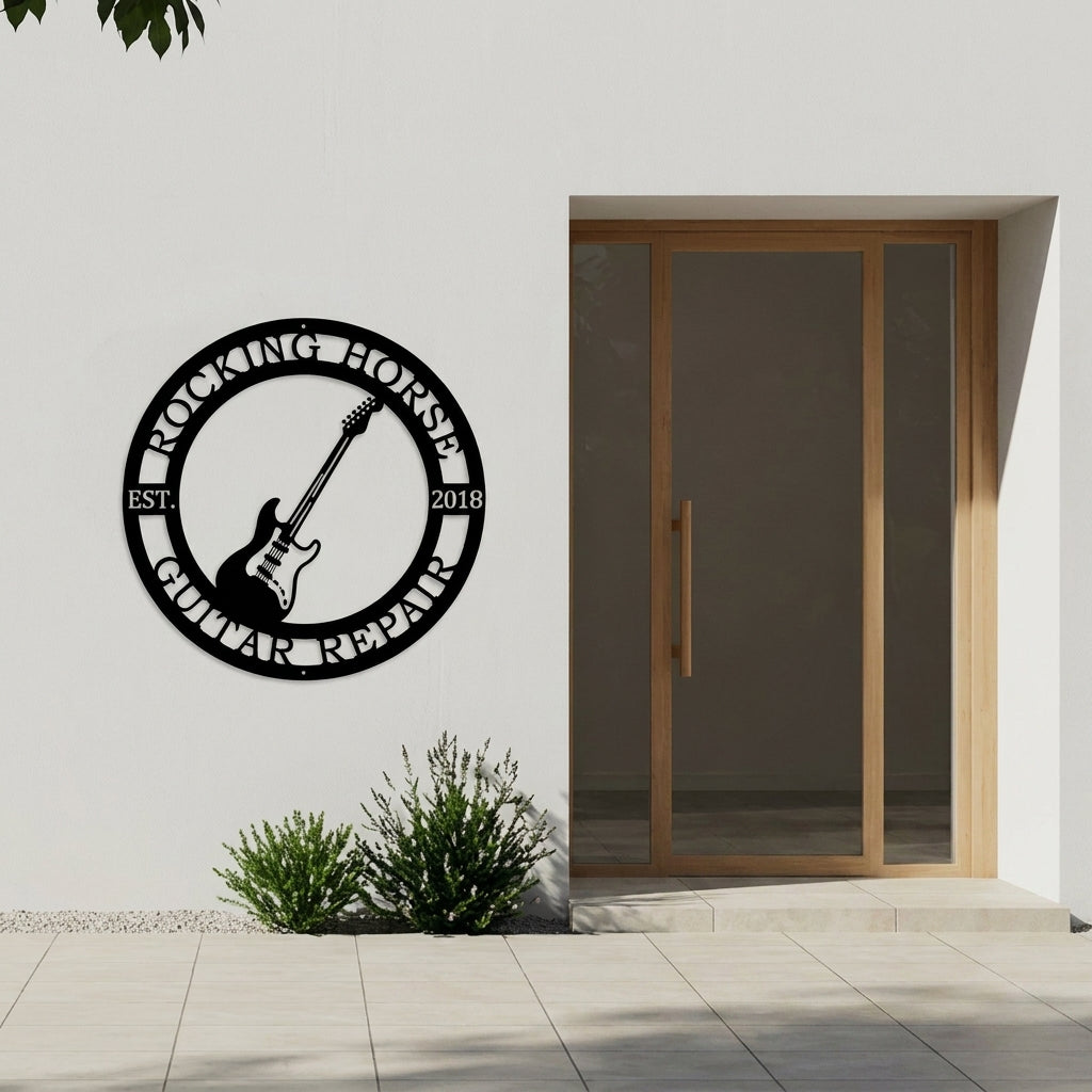 Personalized Guitar Wall Art for Music Lovers & Rock Spaces - HouseSensationsArt