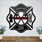 Personalized Maltese Cross Sign – Firefighter Wall Art & Decor - HouseSensationsArt