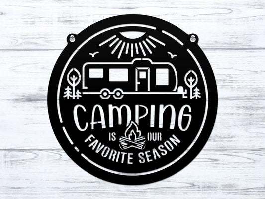 Personalized Metal Camping Signs – Unique Touch for Your Campsite - HouseSensationsArt
