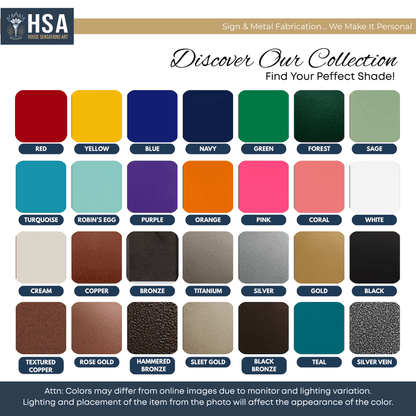 Personalized Nautical Sign, Coastal Home Decor, Marine Wall Art, Outdoor Metal Sign - TTS - HouseSensationsArt