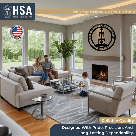 Personalized Oil Rig Art for Office, Home, and Industrial Decor - HouseSensationsArt