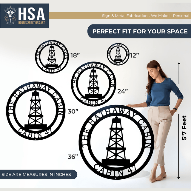 Personalized Oil Rig Art for Office, Home, and Industrial Decor - HouseSensationsArt