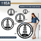 Personalized Oil Rig Art for Office, Home, and Industrial Decor - HouseSensationsArt