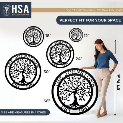 Personalized Olive Tree with Established Date & Family Name - HouseSensationsArt