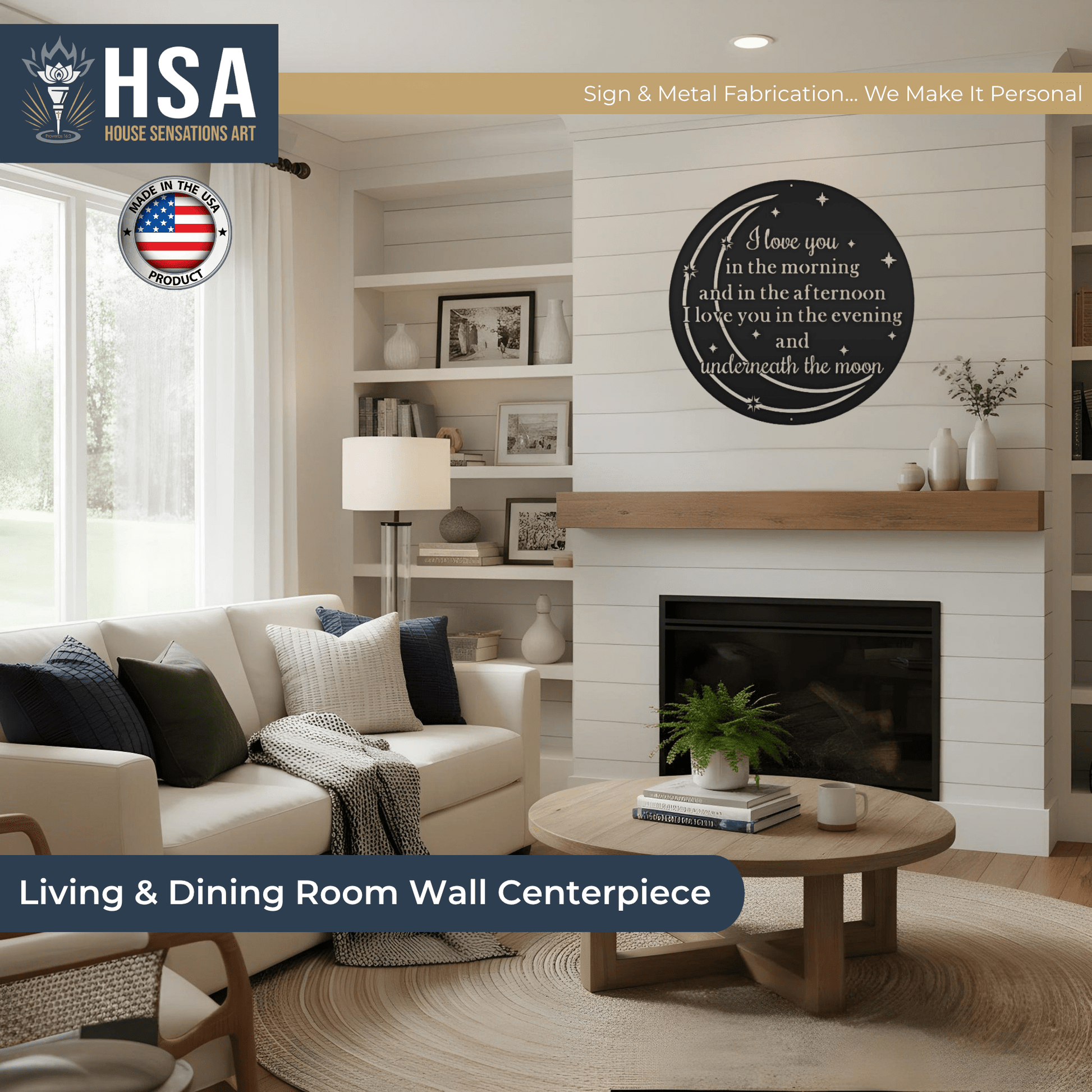 Personalized Quote Wall Art – Custom Metal Wall Decor Signs - HouseSensationsArt