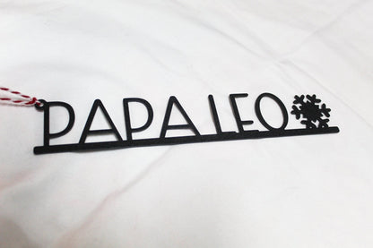 Personalized Snowflake Name Tags – Metal Christmas Table Decor - HouseSensationsArt