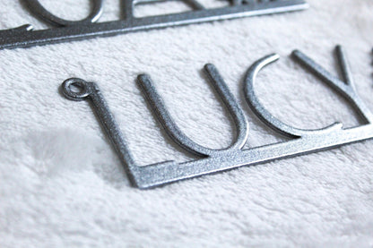 Personalized Snowflake Name Tags – Metal Christmas Table Decor - HouseSensationsArt