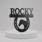 Custom Horse Stall Name Sign, Personalized Ranch Wall Decor