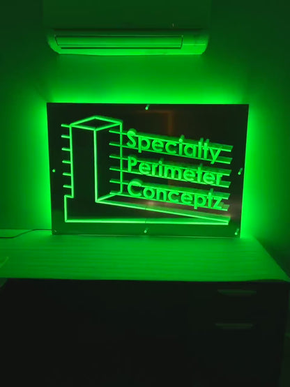 Custom Lighted Metal Signs - LED Backlit & Laser-Cut Business Signage