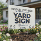 Custom Business Yard Sign for Service Professionals - Outdoor Coroplast Print
