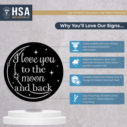 Quotes for Home Decor – Personalized Metal Wall Art & Signs - HouseSensationsArt