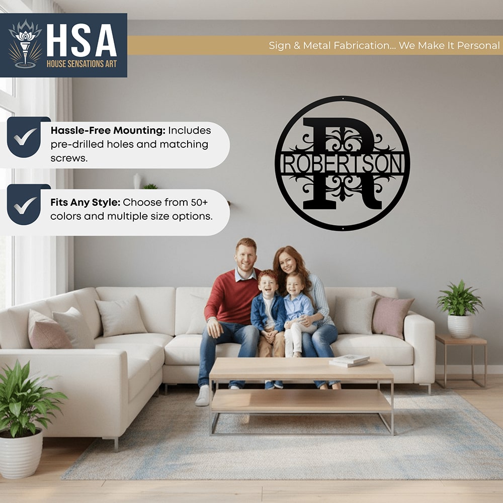 Round Regal Monogramliving-area1-center-family-name-sign-house-sensations-art.jpg
