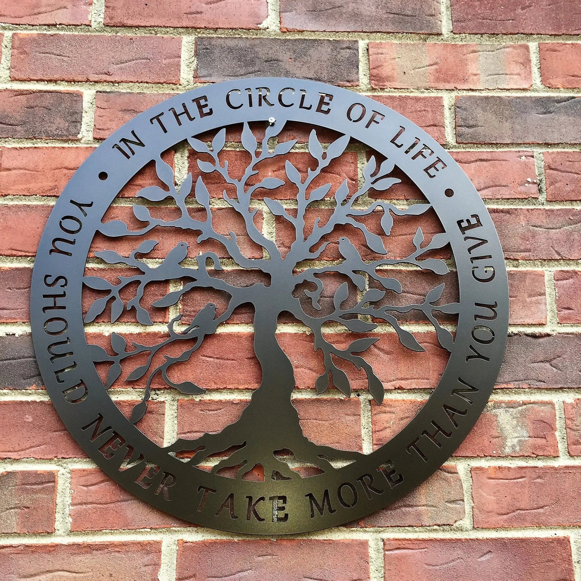 TREE of Life Metal Wall Decor Sign - Personalized Metal Wall Art - Metal Sign for Home, Office, Indoor/Outdoor Wall Décor - Unique Gift Idea - HouseSensationsArt