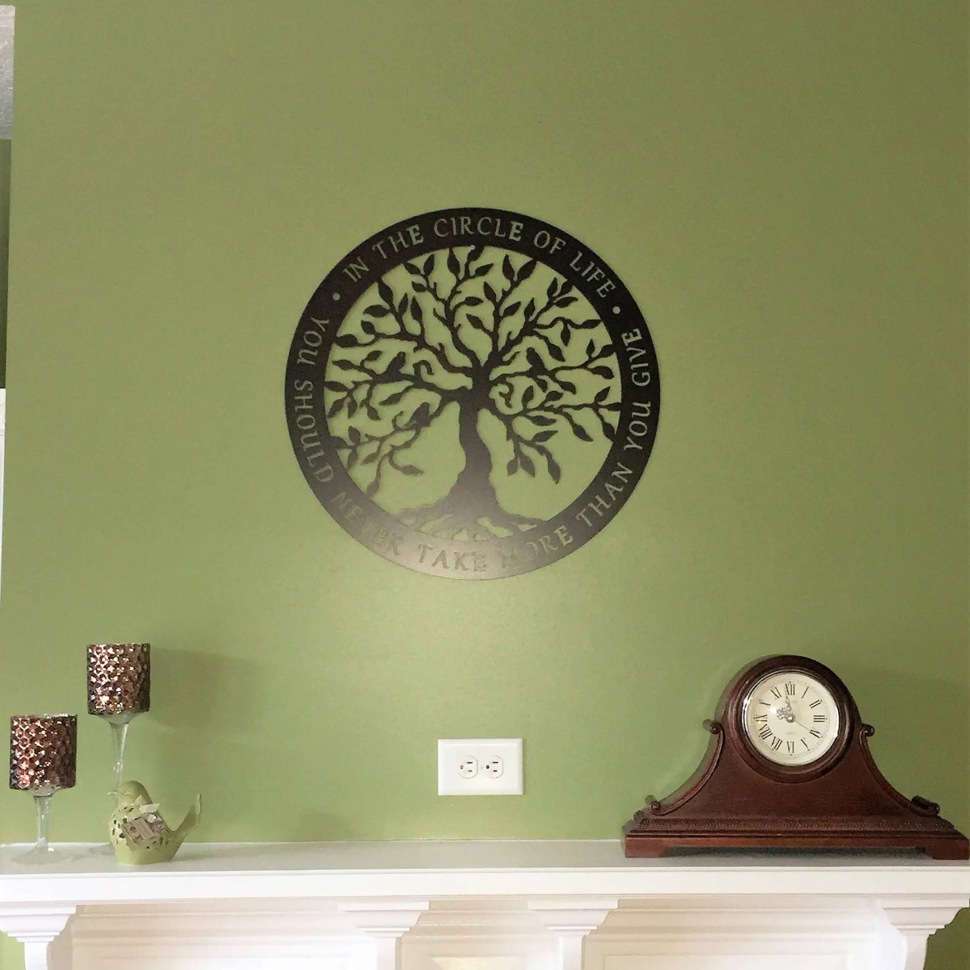 TREE of Life Metal Wall Decor Sign - Personalized Metal Wall Art - Metal Sign for Home, Office, Indoor/Outdoor Wall Décor - Unique Gift Idea - HouseSensationsArt