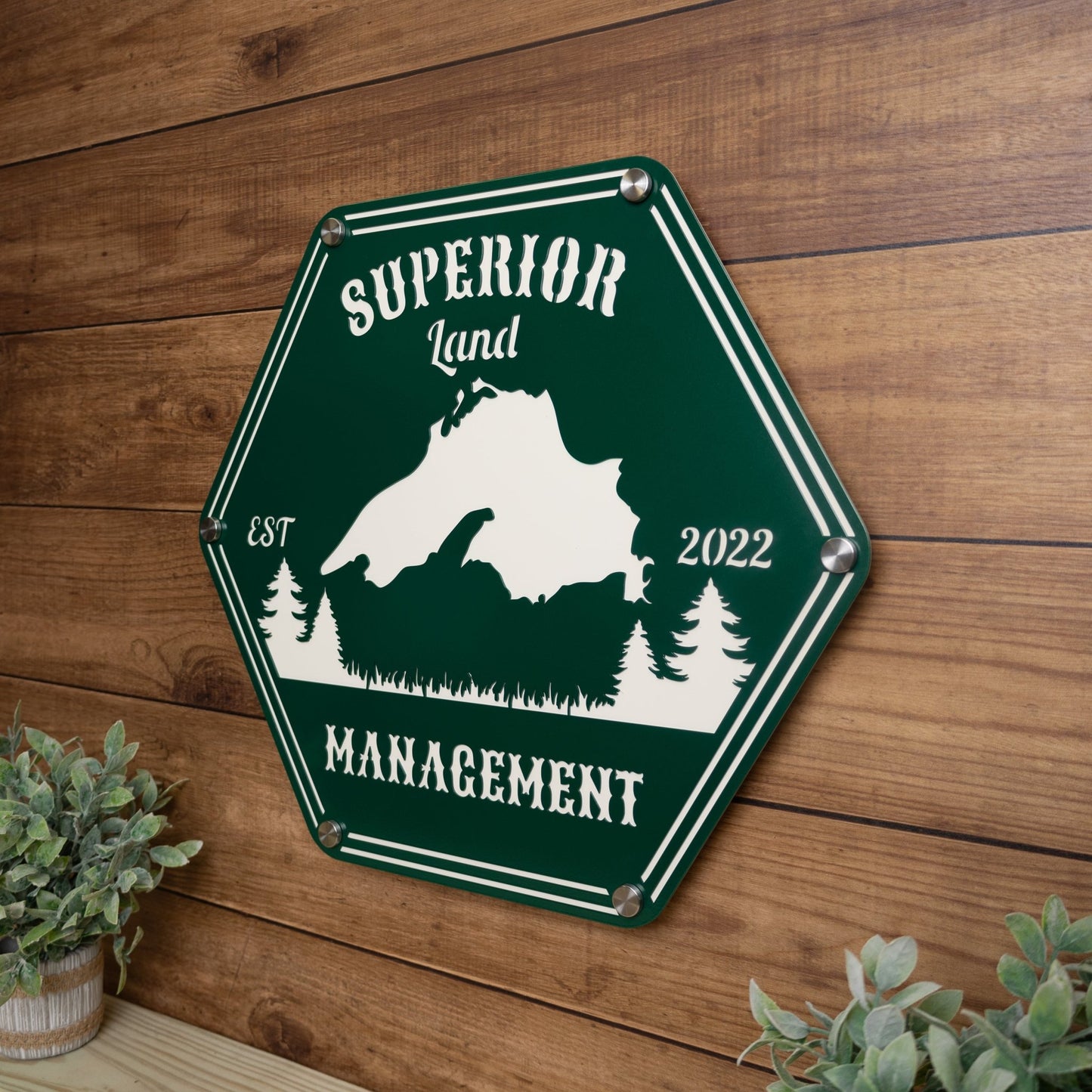 Two Layer Sign with Attached Backplate Business Logo Sign | Personalized Indoor/Outdoor Business Sign | Perfect for Storefronts, Office Wall, and Company Logo Displays - HouseSensationsArt