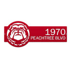 Bulldog Monogram Address Plaque Address sign House Sensations Art