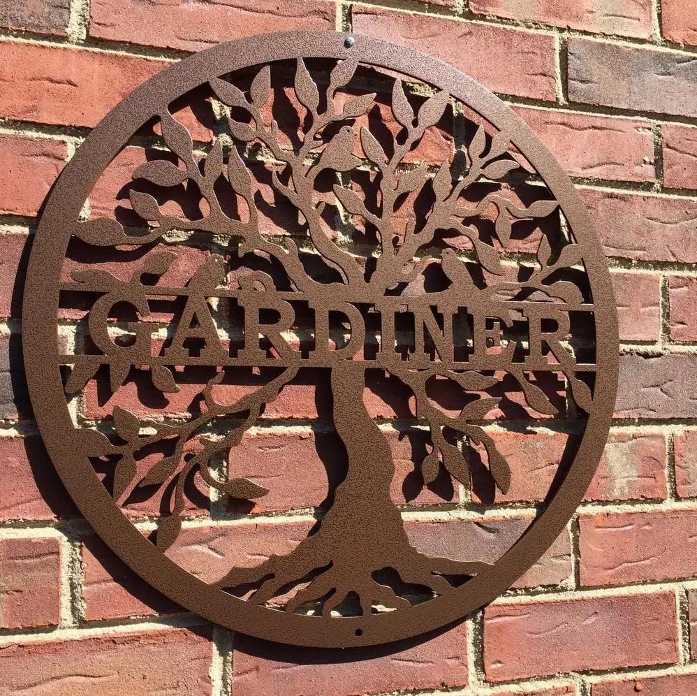 Personalized Last Name Tree of Life Tree of Life Sign House Sensations Art