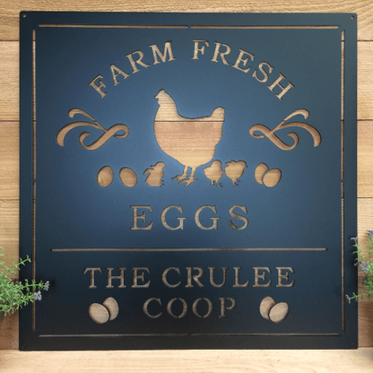 Custom Chicken Coop Name Signs for Barns, Farms & Backyards - HouseSensationsArt