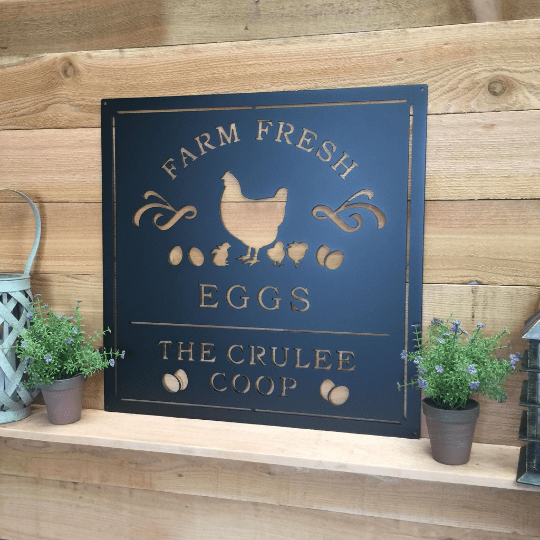 Custom Chicken Coop Name Signs for Barns, Farms & Backyards - HouseSensationsArt