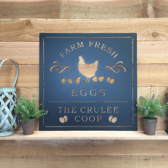 Custom Chicken Coop Name Signs for Barns, Farms & Backyards - HouseSensationsArt