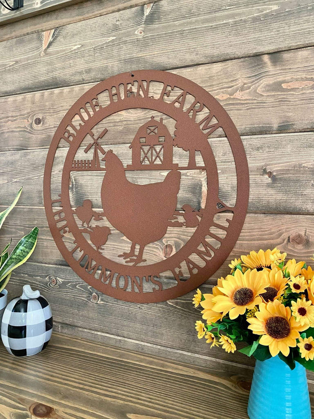 Custom Chicken Farm Signs for Barns, Coops & Country Homes - HouseSensationsArt