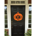 Custom Farmhouse Pumpkin Wreath for Front Door – Perfect Fall Decor - HouseSensationsArt