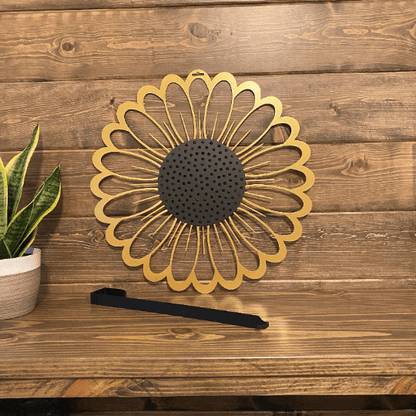 Custom Metal Sunflower Door Wreath - Personalized Door Décor for Home, Garden, and Porch - Durable, Rust - Resistant - Perfect for Every Season - HouseSensationsArt