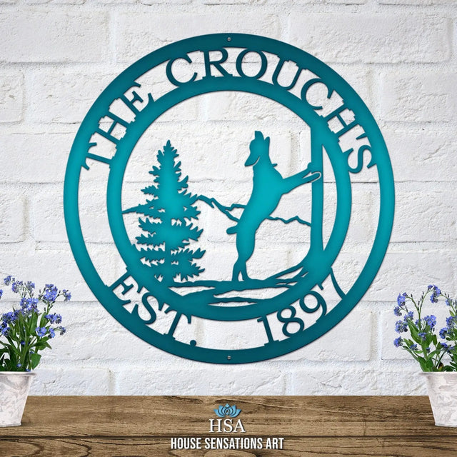 Custom Treeing Coonhound Sign – Rustic Dog Decor for Pet Owners - HouseSensationsArt