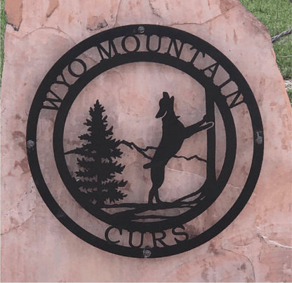 Custom Treeing Coonhound Sign – Rustic Dog Decor for Pet Owners - HouseSensationsArt