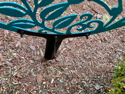 Garden Stake Add - On for HouseSensations Metal Art Signs - 14" Tall Yard Stake with 3 Bolts - Custom Size Options - Durable Powder - Coated Steel for 12" & 18" Signs - Outdoor Display - HouseSensationsArt