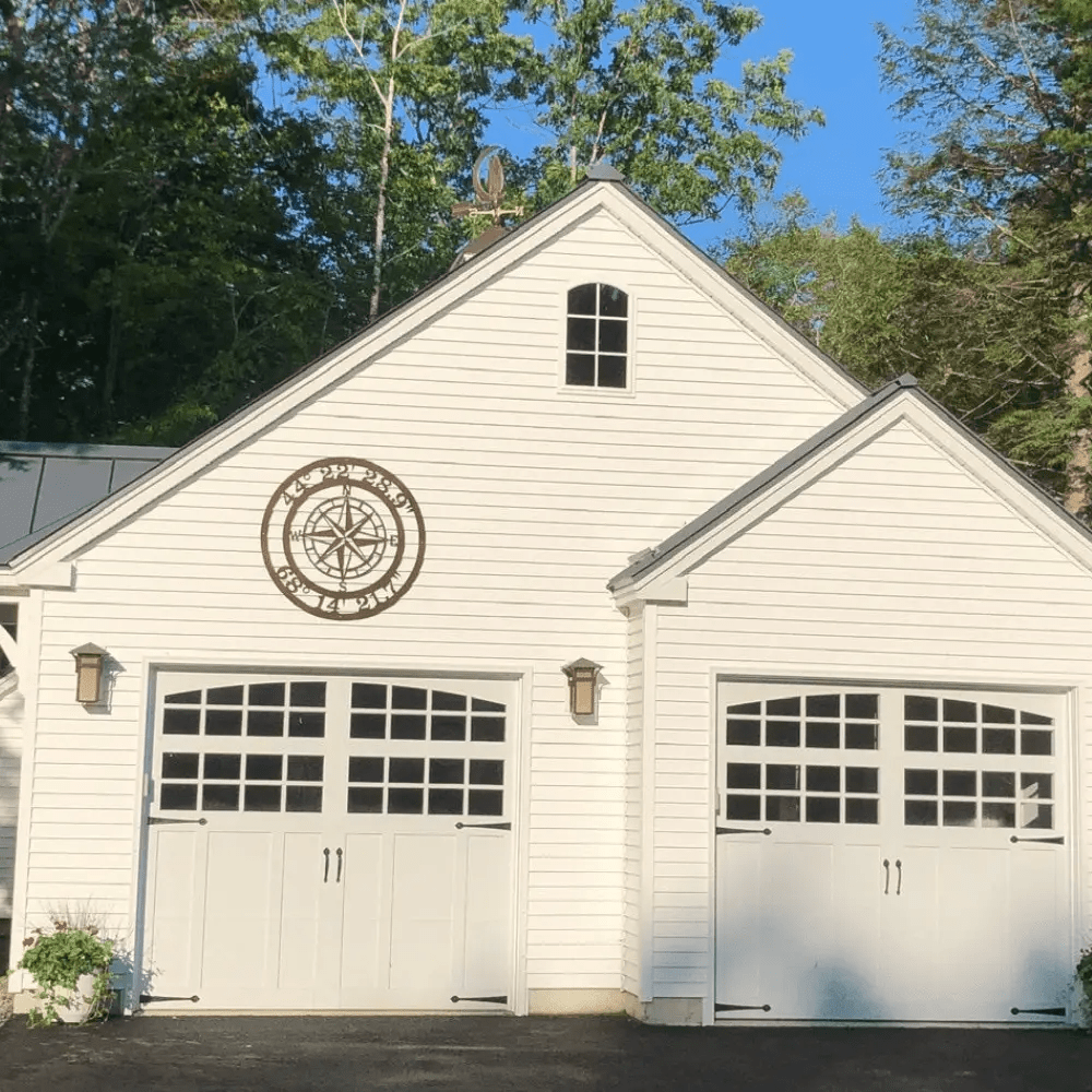 Metal Compass Sign – Personalized Nautical & Rustic Wall Art - HouseSensationsArt