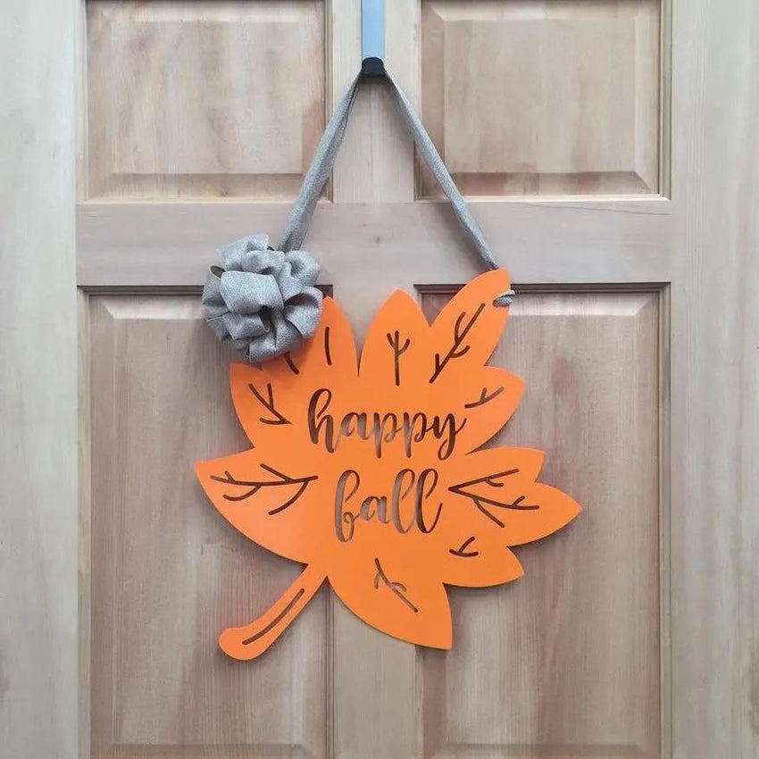 Metal Fall Wreath - Seasonal Decor for Your Front Door - HouseSensationsArt