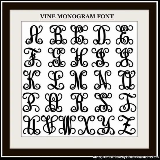 Monogram Last Name Door Topper - Personalized Family Name Sign - Monogram Metal Wall Art - Custom Last Name Sign Wedding Gift - Home Decor Outdoor Metal Sign - HouseSensationsArt