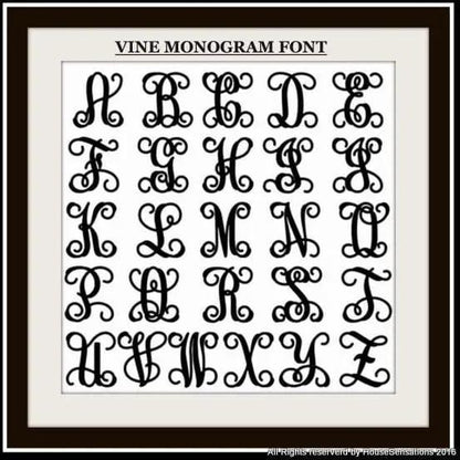 Monogram Last Name Door Topper - Personalized Family Name Sign - Monogram Metal Wall Art - Custom Last Name Sign Wedding Gift - Home Decor Outdoor Metal Sign - HouseSensationsArt