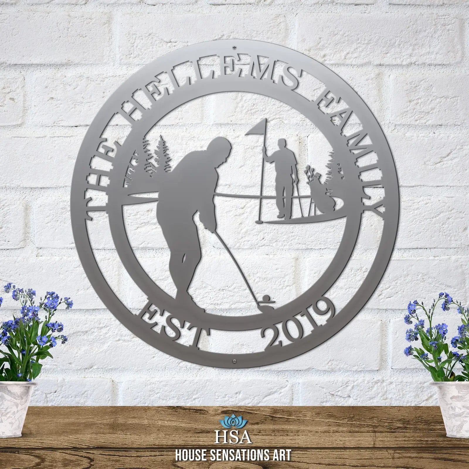 Personalized Golf Wall Art for Homes, Offices & Clubhouses - HouseSensationsArt