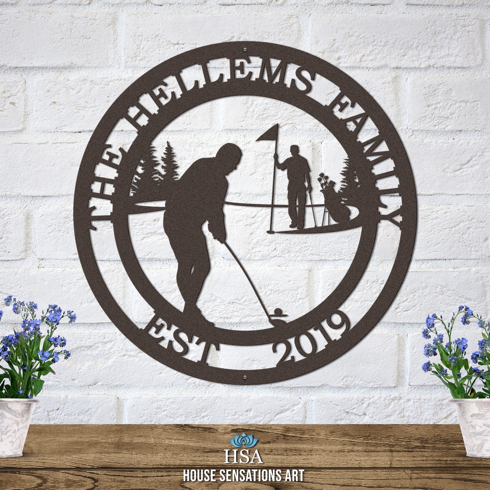 Personalized Golf Wall Art for Homes, Offices & Clubhouses - HouseSensationsArt