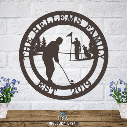 Personalized Golf Wall Art for Homes, Offices & Clubhouses - HouseSensationsArt
