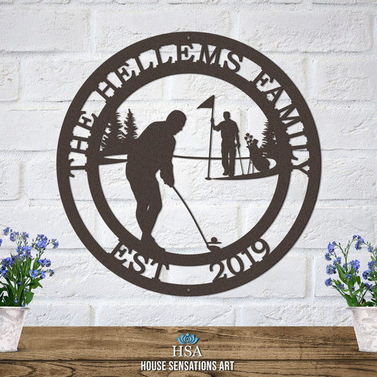 Personalized Golf Wall Art for Homes, Offices & Clubhouses - HouseSensationsArt