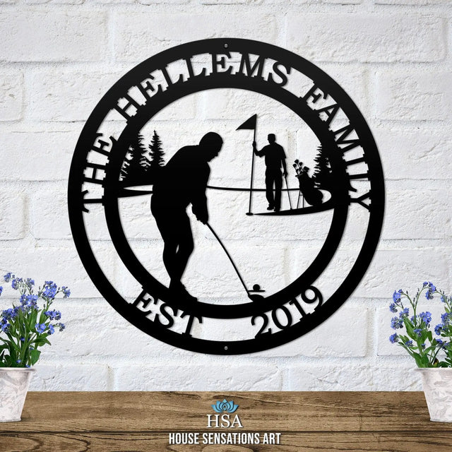 Personalized Golf Wall Art for Homes, Offices & Clubhouses - HouseSensationsArt