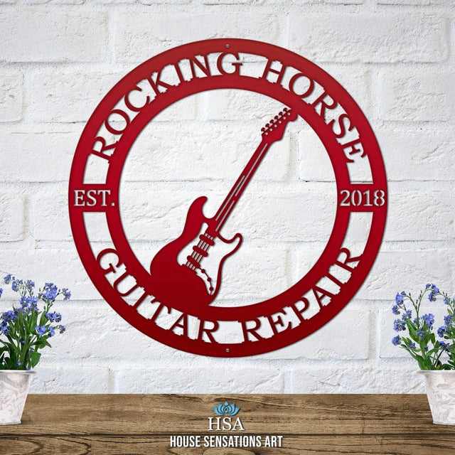 Personalized Guitar Wall Art for Music Lovers & Rock Spaces - HouseSensationsArt