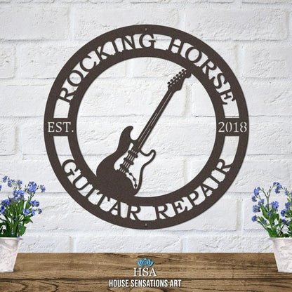Personalized Guitar Wall Art for Music Lovers & Rock Spaces - HouseSensationsArt