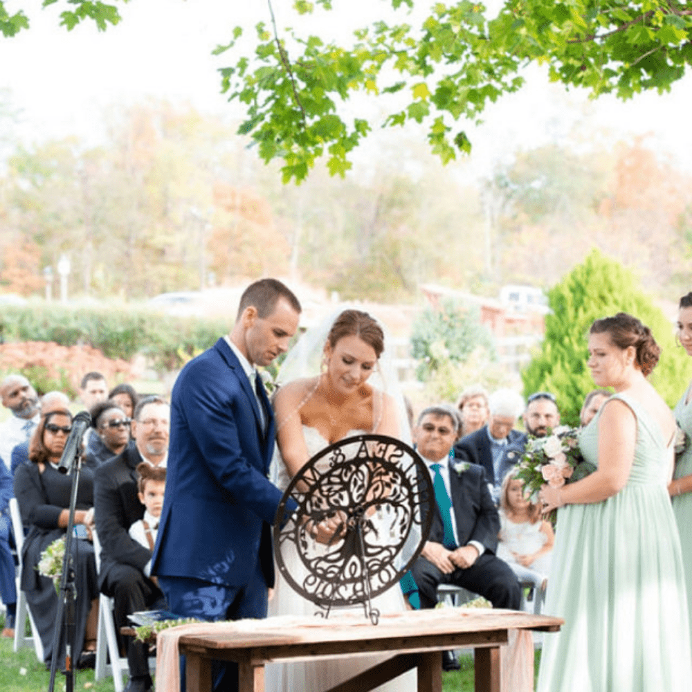 Personalized Love Lock Tree With Love Birds For Unity Ceremony Wedding Decor House Sensations Art