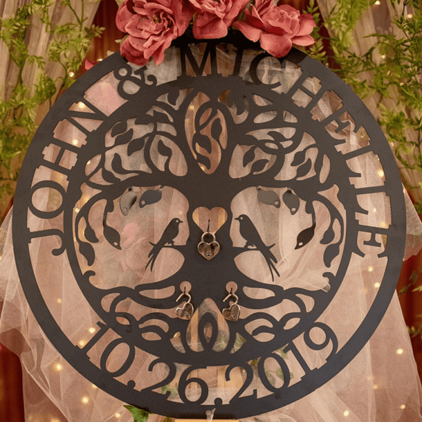 Personalized Love Locks – Custom Metal Wall Art & Gifts - HouseSensationsArt