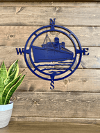 Personalized Ship Wall Art – Nautical Metal Wall Decor for Home - HouseSensationsArt