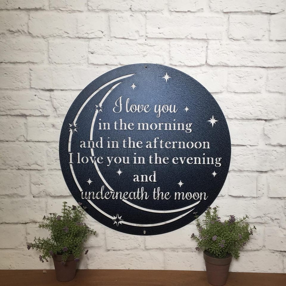 Title: Custom Metal Quote Sign - Personalized Metal Wall Art - Custom Text or Phrase - Customizable Script Sign for Home, Office, Indoor/Outdoor Wall Décor - Unique Gift Idea - HouseSensationsArt