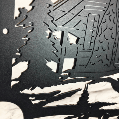 Welcome to Our Cabin Sign – Custom Rustic Metal Wall Decor - HouseSensationsArt